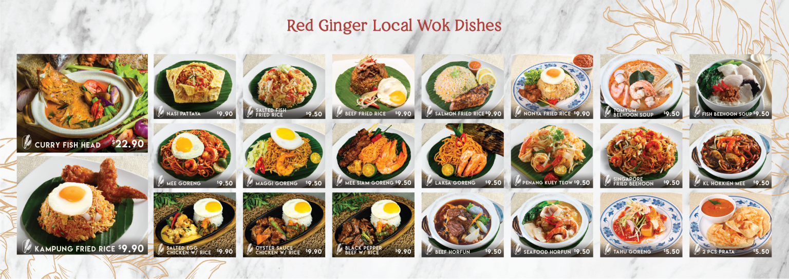 Menu Red Ginger